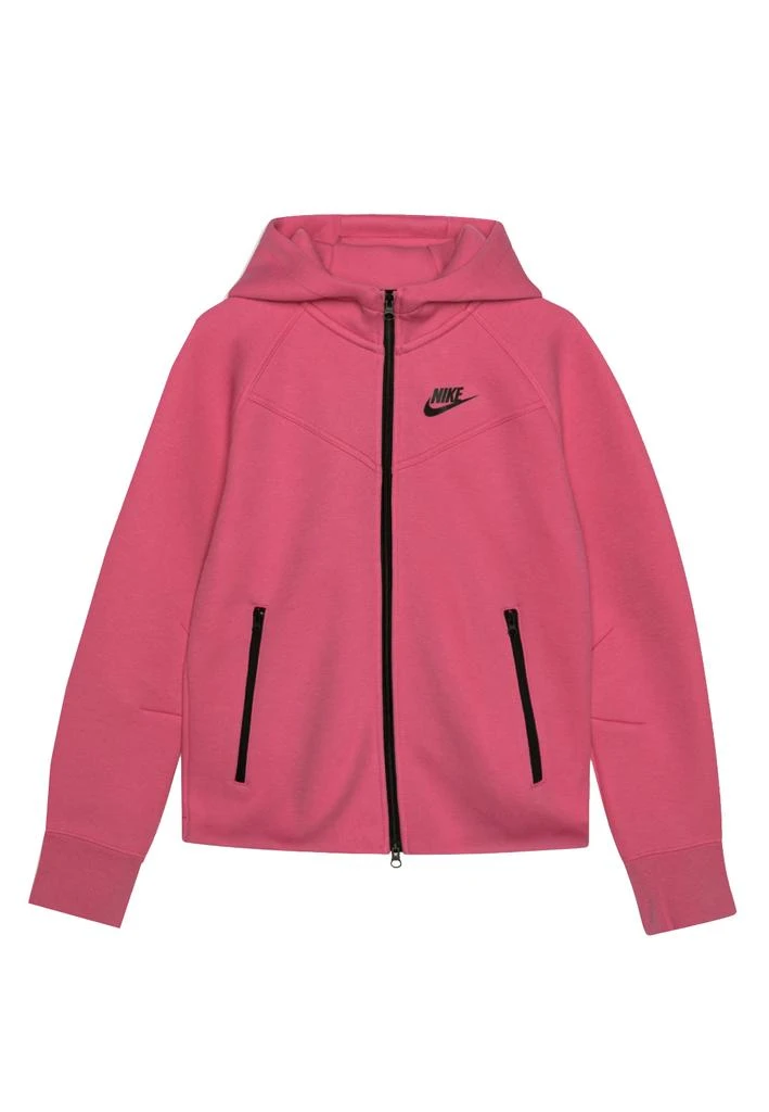 NIKE Women's Lightweight Zip-Up Hooded Sweatshirt W Sportswear Tech Fleece Windrunner Full-zip Aster Pink/black 1