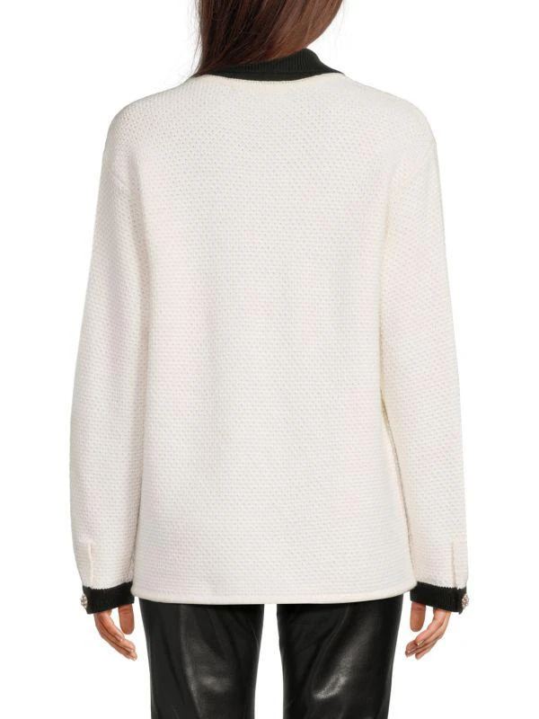 Alice + Olivia ​Phoebe Mid-Length Wool-Blend Cardigan 2