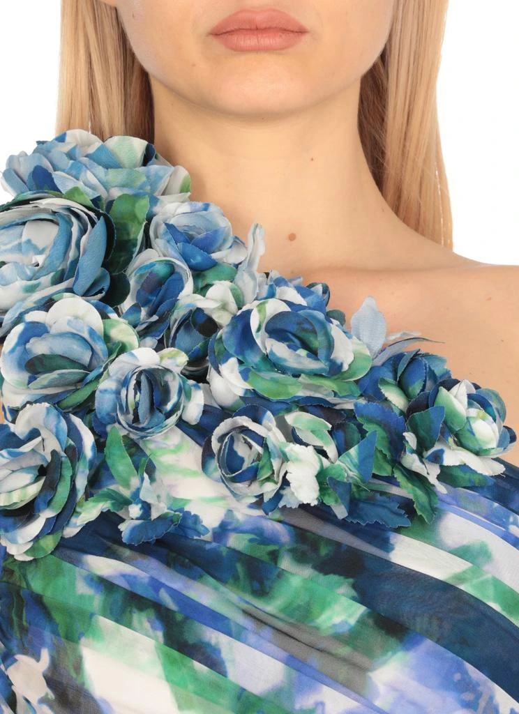Costarellos Costarellos Floral One-Shoulder Maxi Dress 5