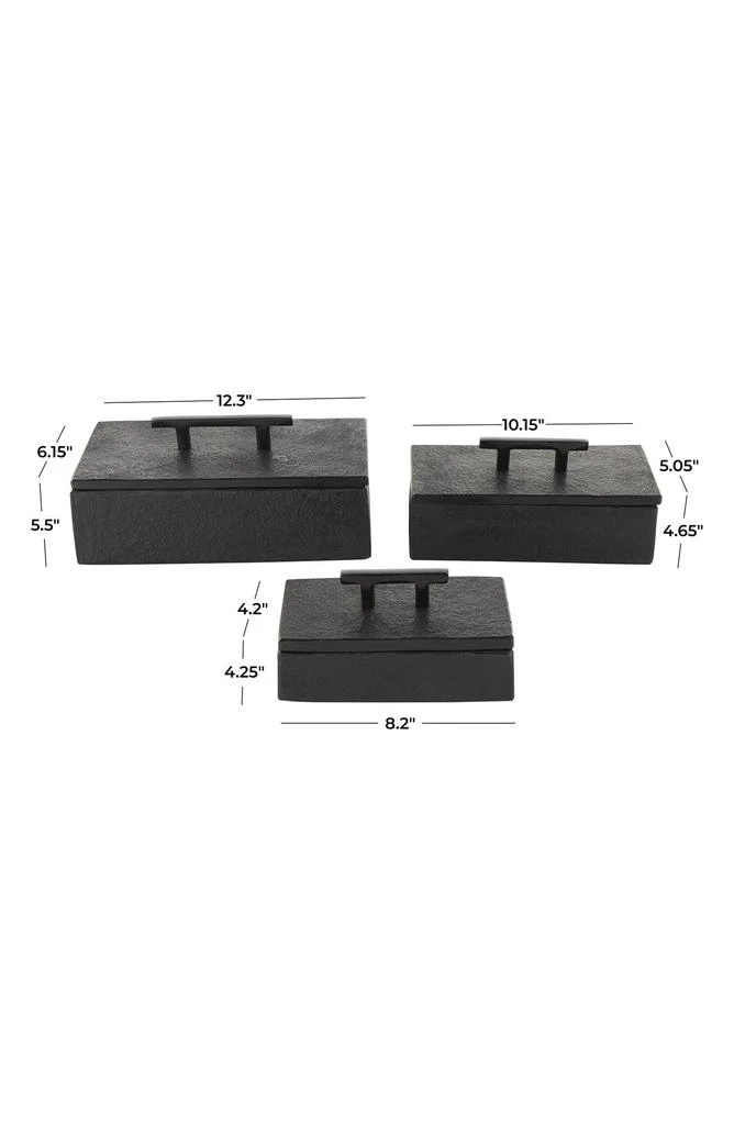 UMA Contemporary Set of 2 Decorative Marble Boxes 5