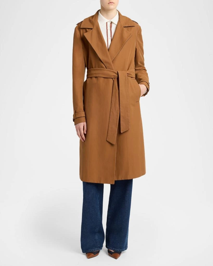 Kiton Belted Wrap Trench Coat 2