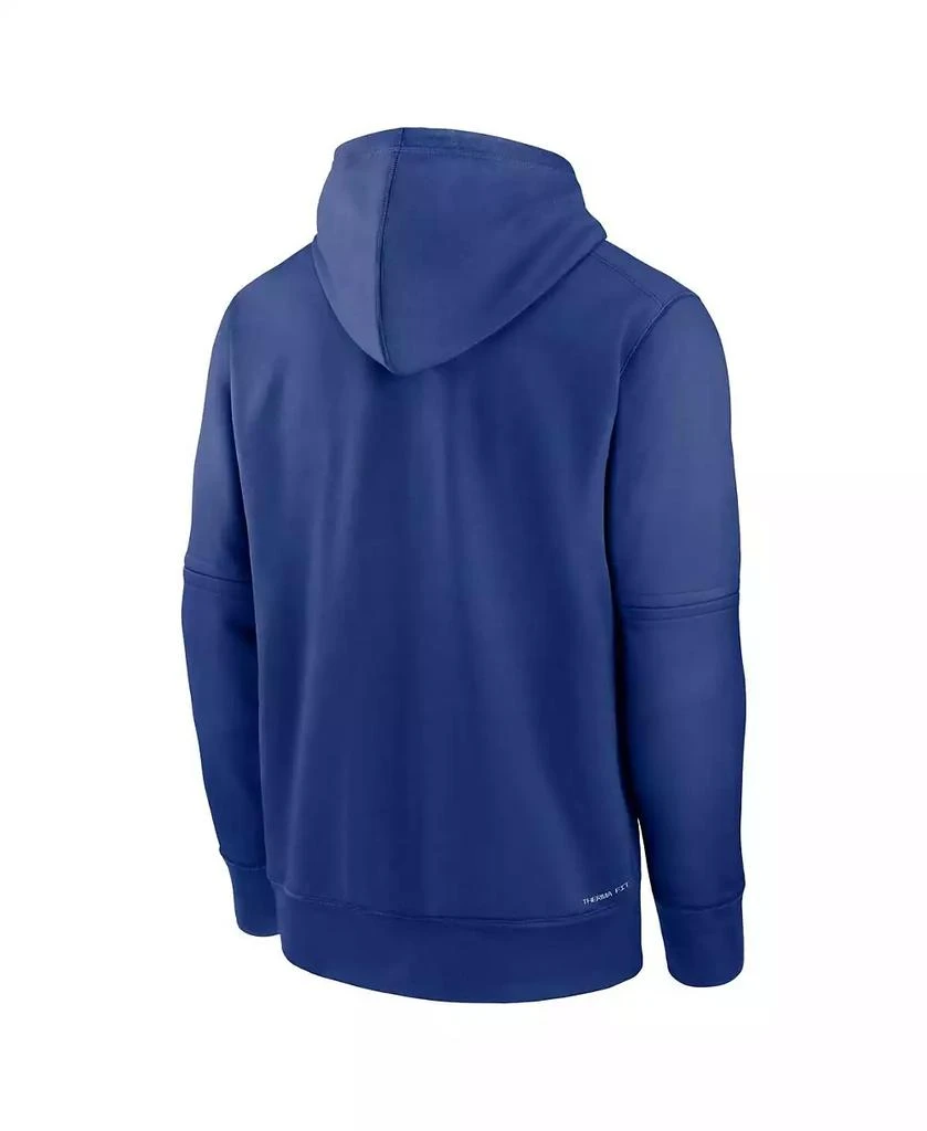 NIKE Men's Royal Seattle Mariners Authentic Collection Practice Performance Pullover Hoodie 3
