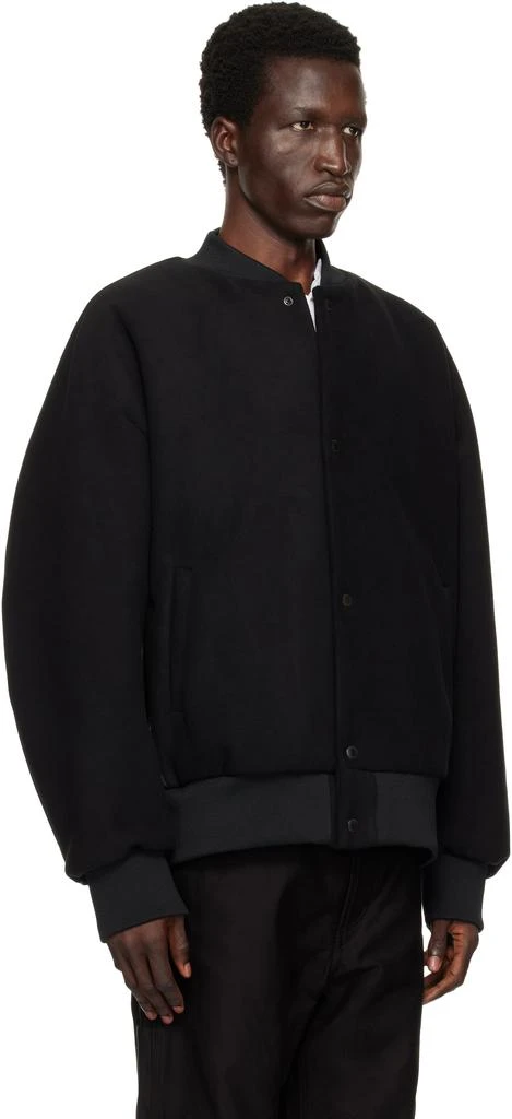 n.hoolywood Black Stadium Bomber Jacket 2