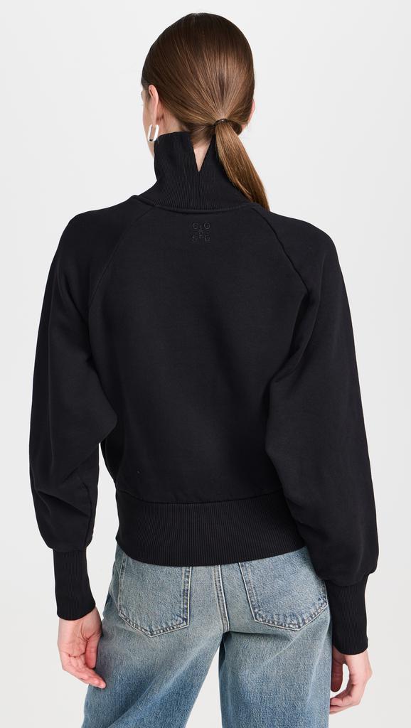 Closed Draped Turtleneck Sweatshirt