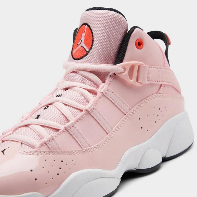 Jordan Girls' Little Kids' Air Jordan 6 Rings Basketball Shoes 3
