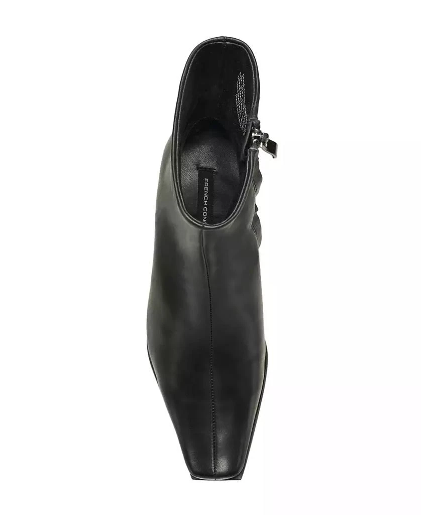 French Connection Women's Leilani Leather Square Toe Boots 4