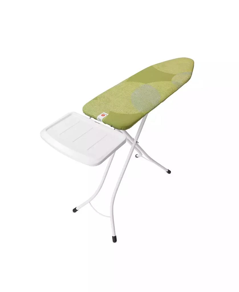 Brabantia Ironing Board B, 49 x 15" 124 x 38 Centimeter - Solid Steam Unit Holder, 1" 25 Millimeter White Frame 2