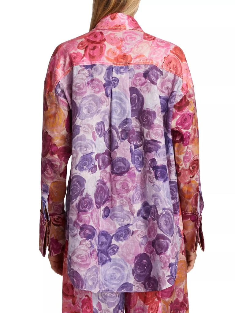 Aje Vision Linen Long-Sleeve Shirt 5
