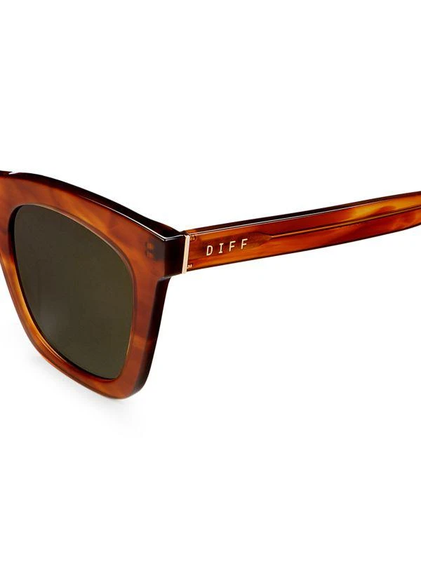 DIFF Eyewear Kaia 50MM Rectangle Sunglasses 3