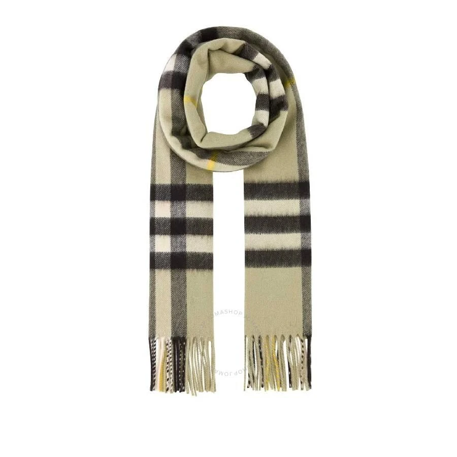 Burberry Cashmere Vintage Check Fringe Scarf 3