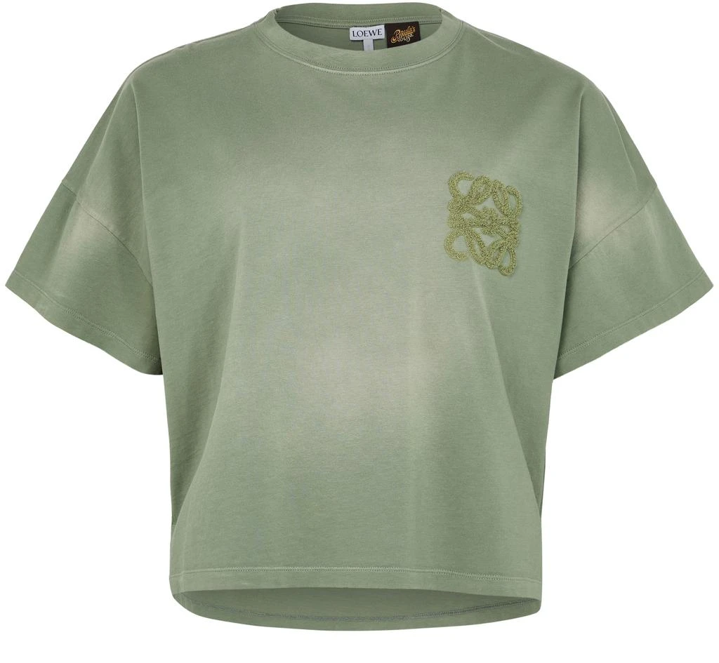 Loewe Cropped cotton t-shirt 2