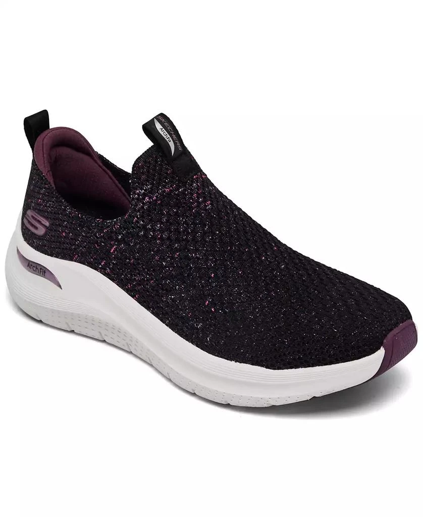 SKECHERS Women's Arch Fit 2.0 - Sheer Shimmer Walking Sneakers from Finish Line 1