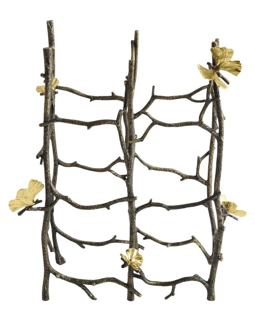 Michael Aram Butterfly Ginkgo 6 Bottle Wine Rack 2