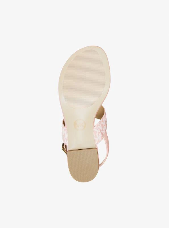 Michael Kors Hannah Signature Logo T-Strap Sandal 6