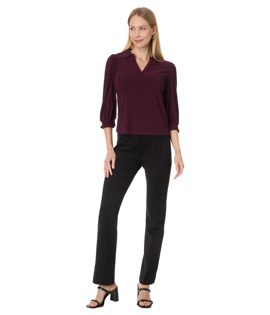 Elliott Lauren Ponte - Straight Leg Pull-On Pants 4