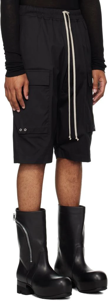 Rick Owens Black Concordians Cargo Pods Shorts 2