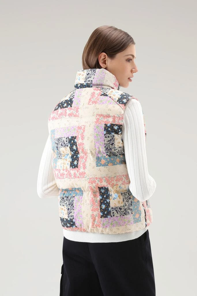 WOOLRICH Pennsylvania Quilted Vest with Patchwork Print - Women - Multicolor 3