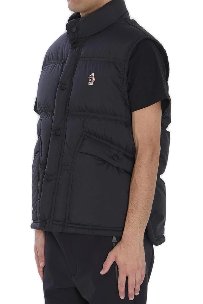 Moncler Moncler Grenoble Aul Logo Embroidered Ski Gilet 4