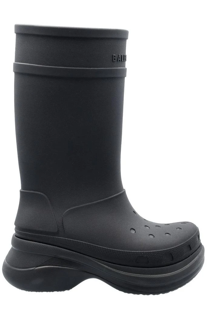 Balenciaga Balenciaga X Crocs Logo Debossed Boots 1