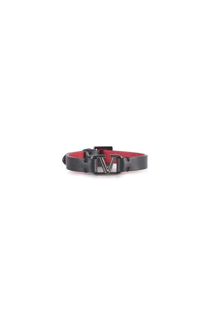 Valentino Valentino VLogo Signature Leather Bracelet