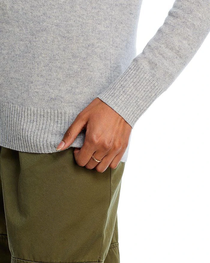 AQUA V-Neck Cashmere Sweater - Exclusive 6