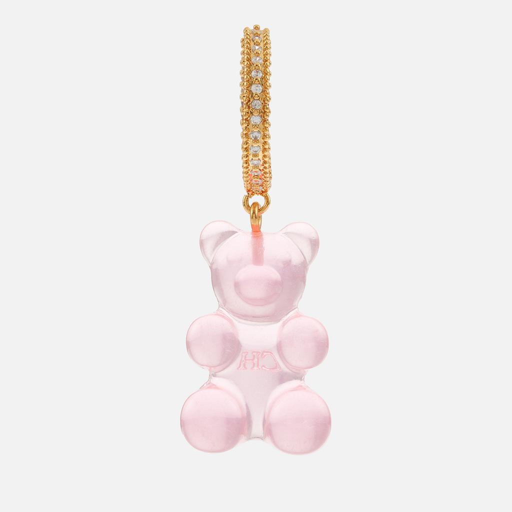 Crystal Haze Crystal Haze Mega Nostalgia Bear Gold-Plated Earring