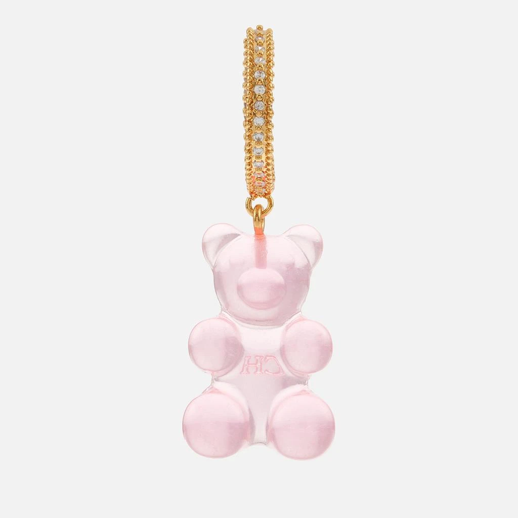 Crystal Haze Mega Nostalgia Bear Gold-Plated Earring 1