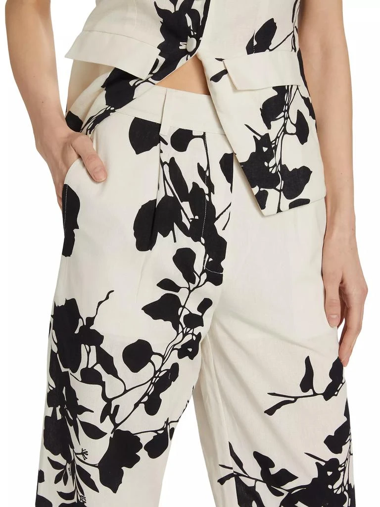 Carolina K Zai Floral Cotton Pants 5