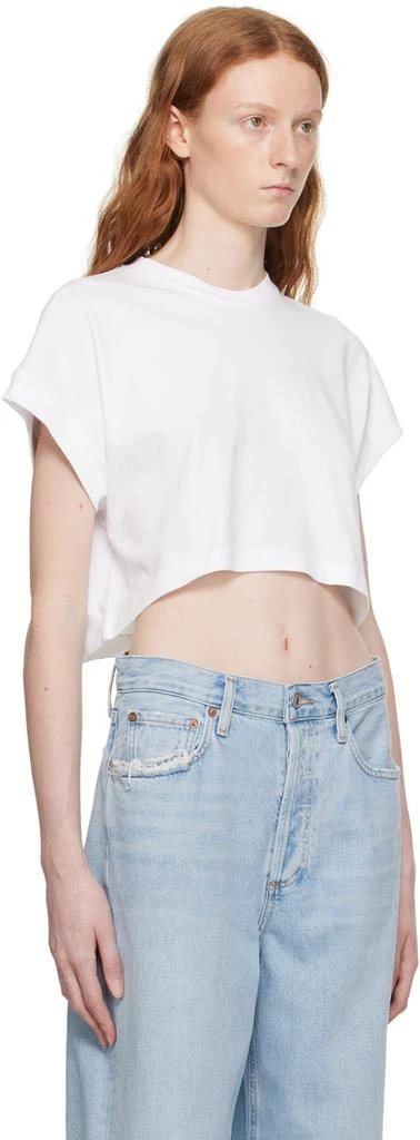 AGOLDE White Aiden T-Shirt 2