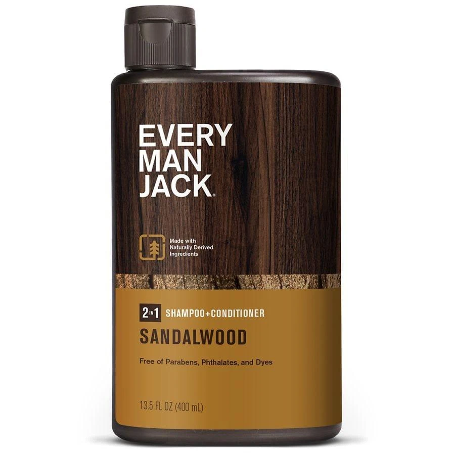Every Man Jack 2-in-1 Shampoo + Conditioner Sandalwood 1