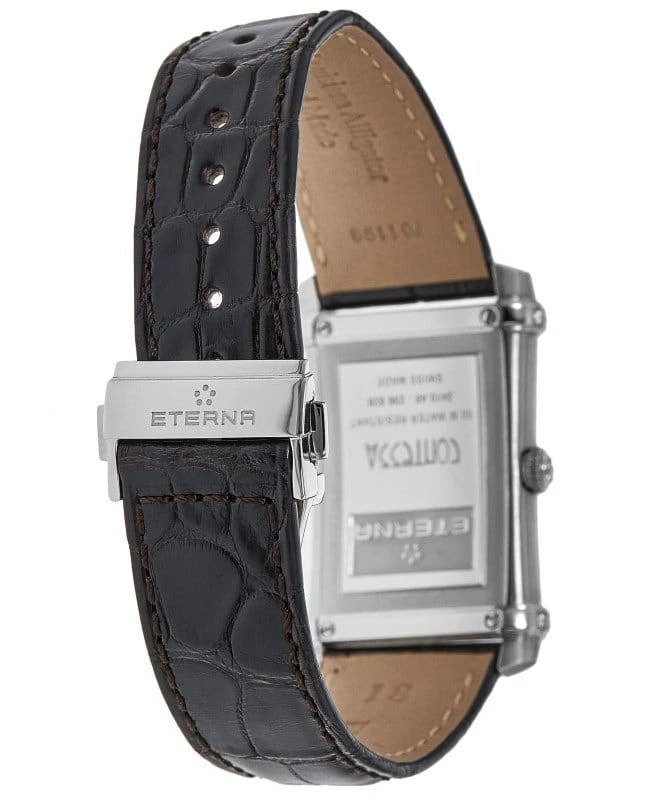 Eterna Eterna Contessa Mother of Pearl Dial Diamond Bezel Leather Strap Women's Watch 2410.48.67.1199 4