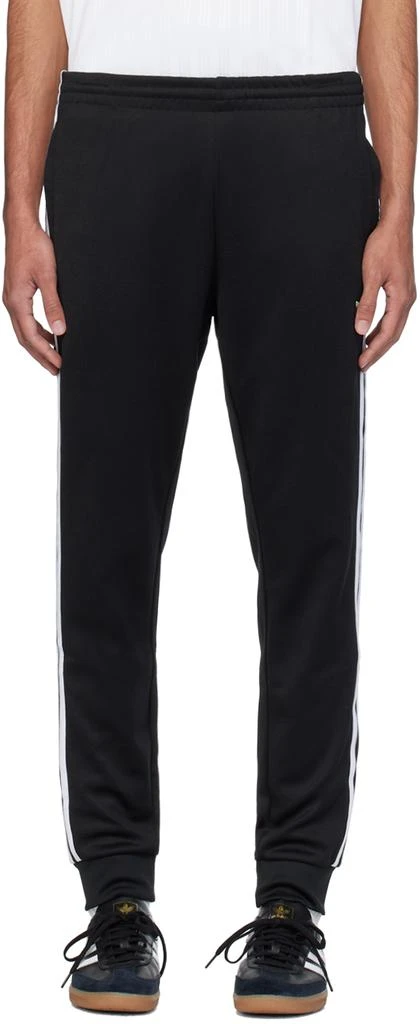 Adidas Black 3-Stripe Sweatpants 1