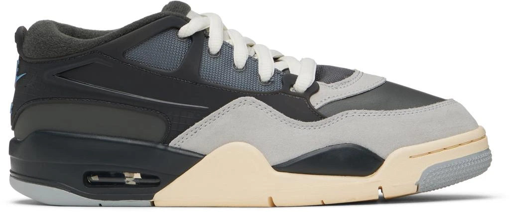 Jordan Big Kids Black & Gray Air Jordan 4 RM Sneakers 1