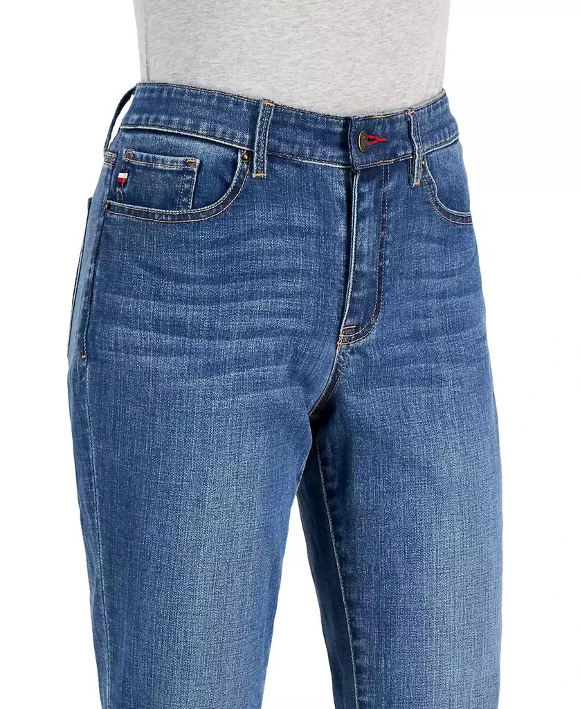 Tommy Hilfiger Women's Tribeca TH Flex Straight-Leg Jeans 4