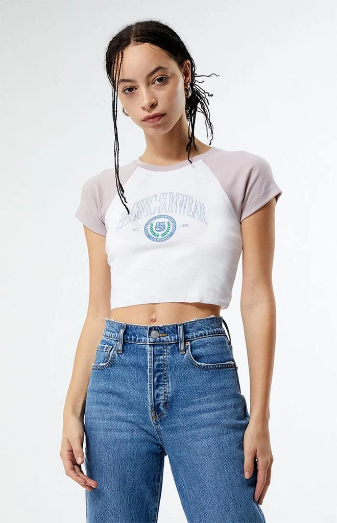 PacSun Pacific Sunwear Crest Raglan T-Shirt 1