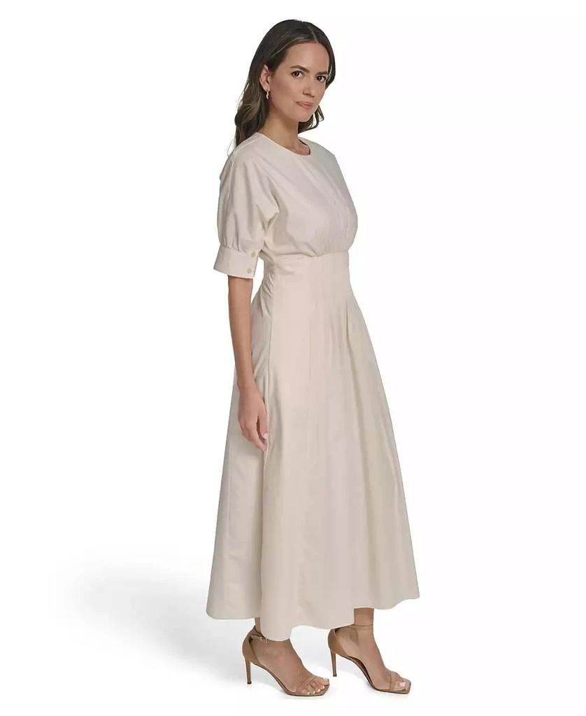 Vince Camuto Women
s Dolman-Sleeve Pleated Waist Midi Dress 3