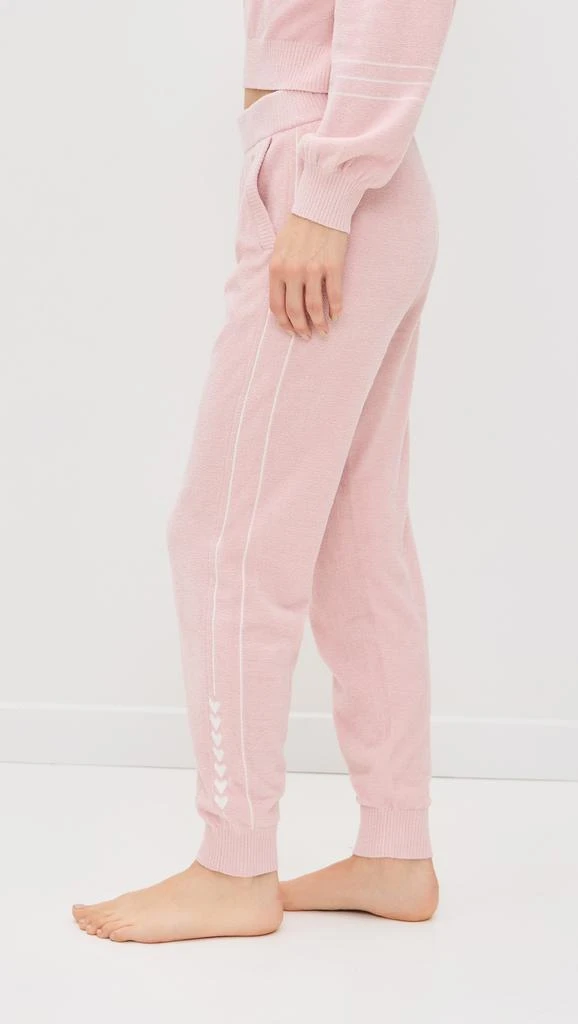 Barefoot Dreams Cozychic Ultra Lite Heartbeat Stripe Pants 3