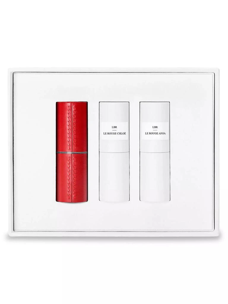 La Bouche Rouge Lipstick Set With Fine Leather Case 8
