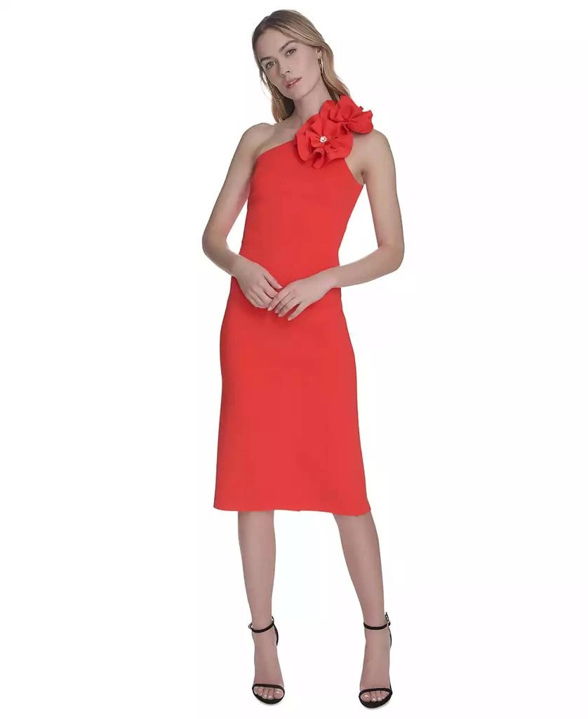 Shop Women's One-Shoulder Rosette-Trim Dress on Sale at BeyondStyle  Get  61% Off Women's One-Shoulder Rosette-Trim Dress with Limited-Time Flash  Deals, Exclusive Discounts, and Special Offers. Enjoy Unbeatable Savings on  Women's One-Shoulder