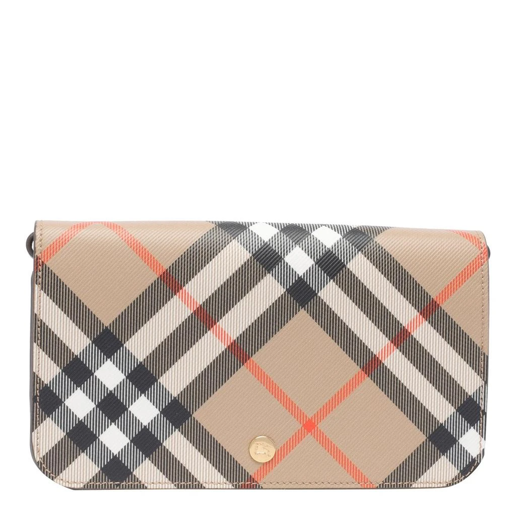 Burberry Burberry Checked Chain-Linked Wallet 1