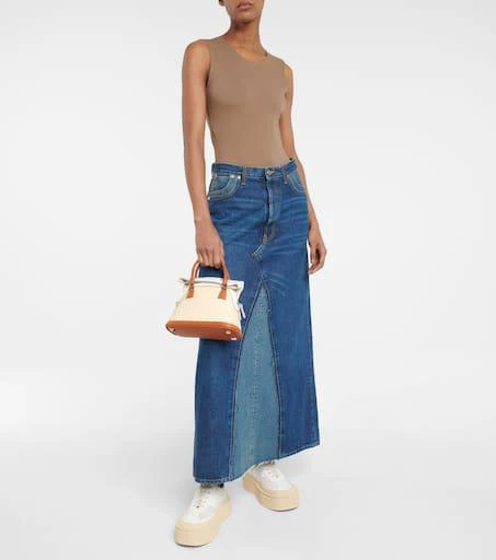 MAISON MARGIELA 5AC Mini raffia tote 5