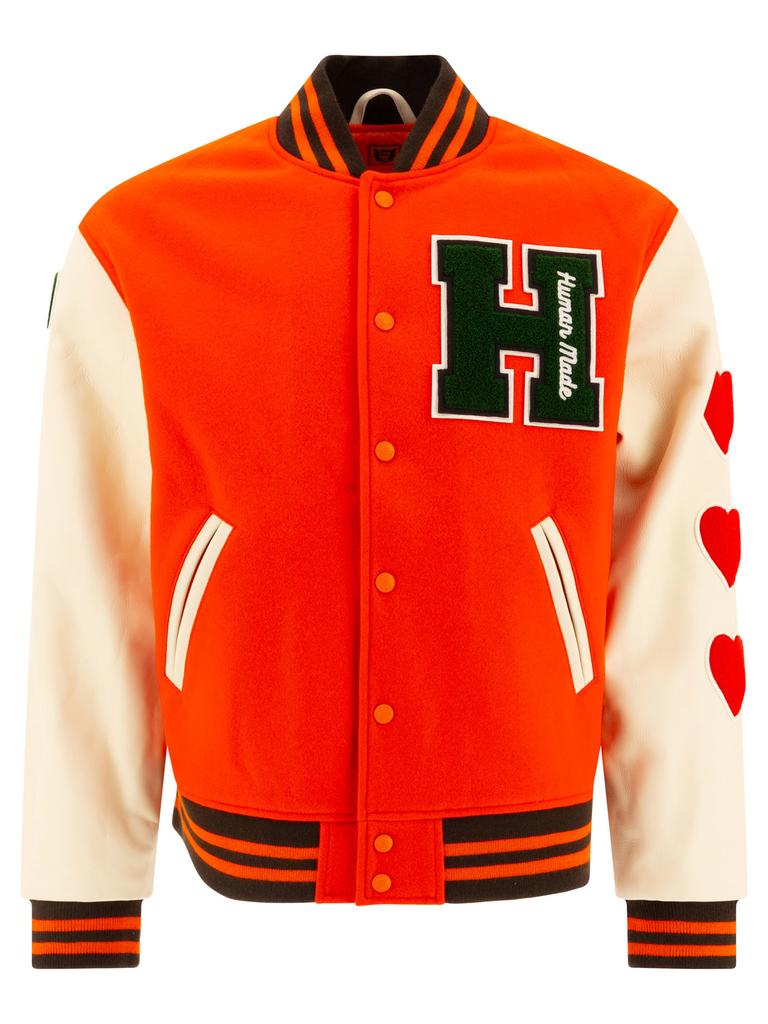 ジャケット・アウター HUMAN MADE NYLON STADIUM JACKET Human Made Nylon Stadium Jacket Red | SOMEWHERE®