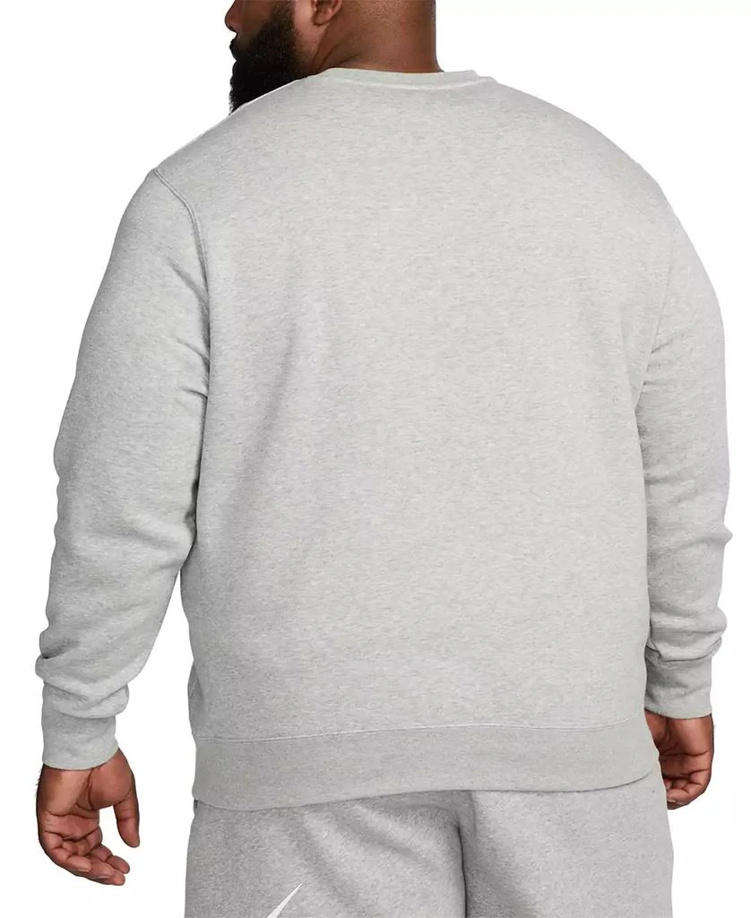 NIKE Men's Sportswear Club Fleece Graphic Crewneck Sweatshirt 2