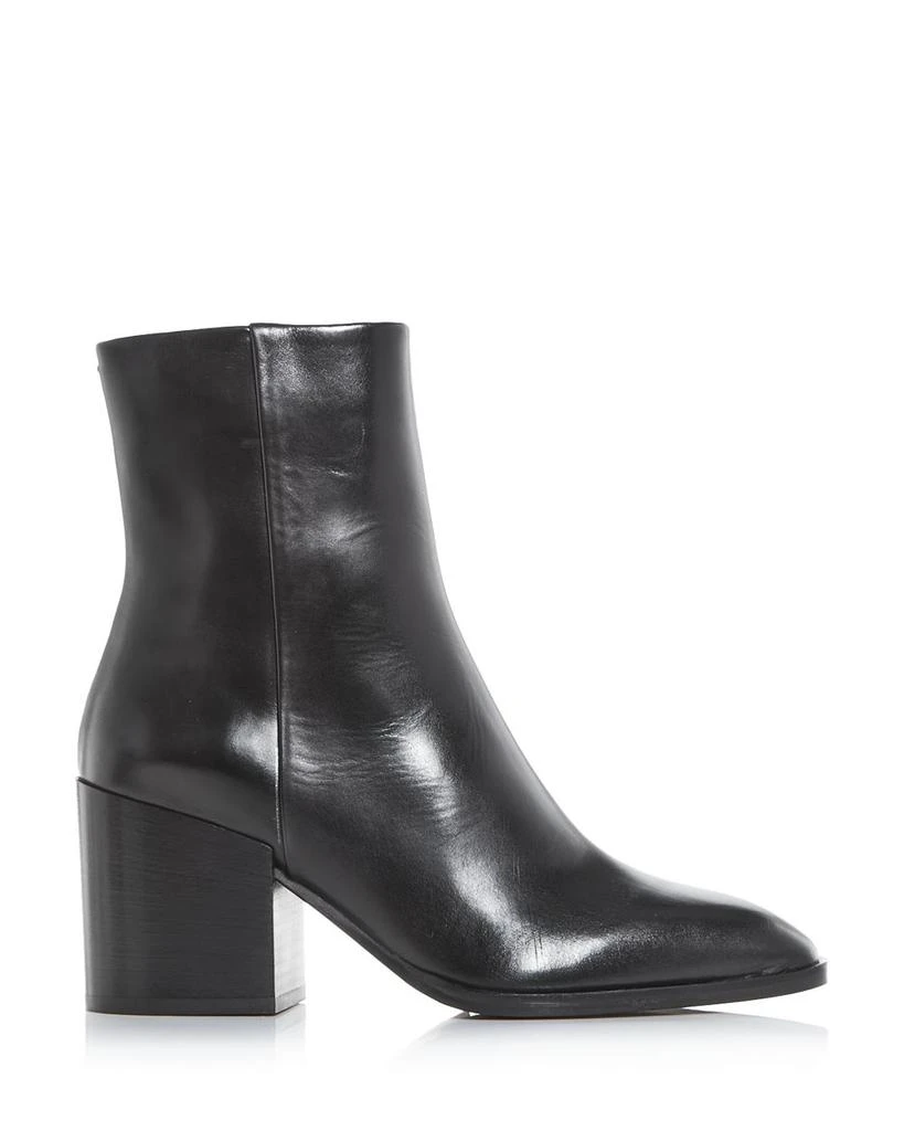 AEYDE Women's Leandra Black Block Heel Boots 2