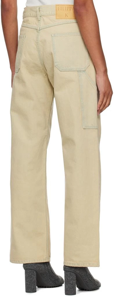 Filippa K Beige Baggy Jeans 3