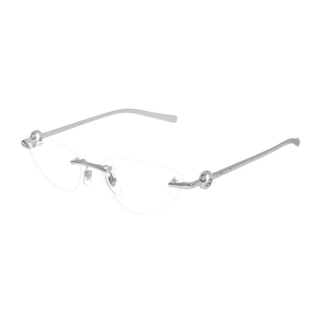 Gucci Gucci Gg1702o Linea Horsebit 001 Silver Trasparent Gloves 2