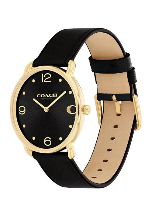 Coach Elliot Leather Strap Watch 3