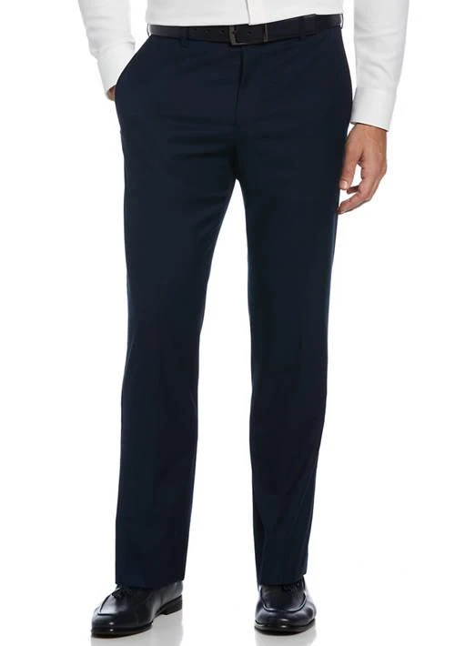 Savane® Big Tall Cross Hatch Flat Front Dress Pants 1