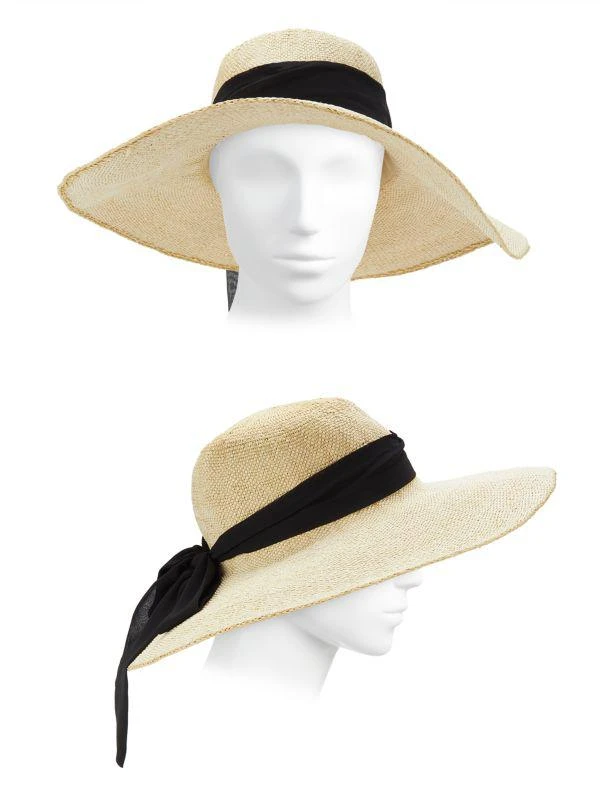San Diego Hat Company Contrast Trim Paper Sun Hat 3