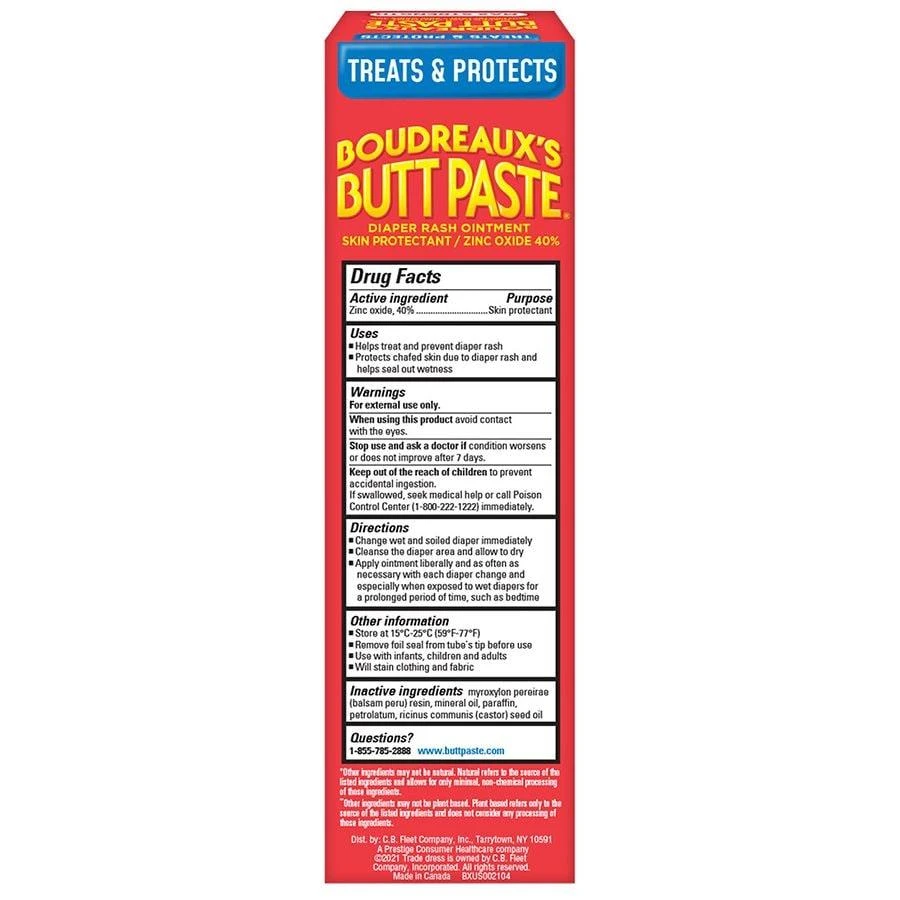 Boudreaux's Diaper Rash Ointment, Maximum Strength 4